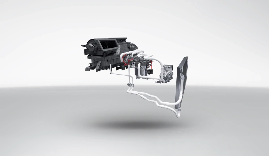 Nagy hatásfokú hőszivattyú rendszer alapfelszereltségként